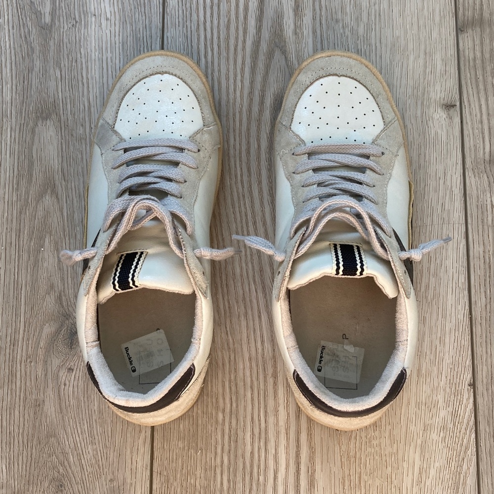 SHU SHOP Salma Sneaker Women’s 10 Pewter Excellent! Buckle - Picture 10 of 11